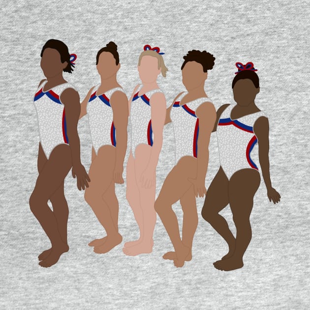 2016 Women’s Gymnastics Final Five Team by GrellenDraws